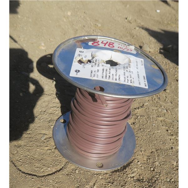Themostat wire (Partial roll) Brown