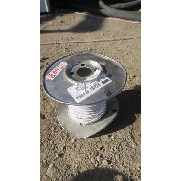 12 Solid Copper Wire (Partial roll) white
