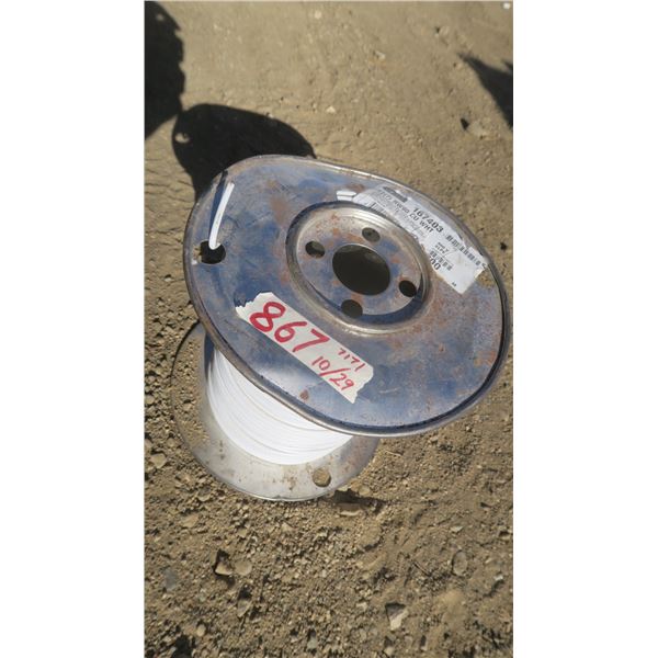 12 gauge Solid Copper Wire (full roll) White