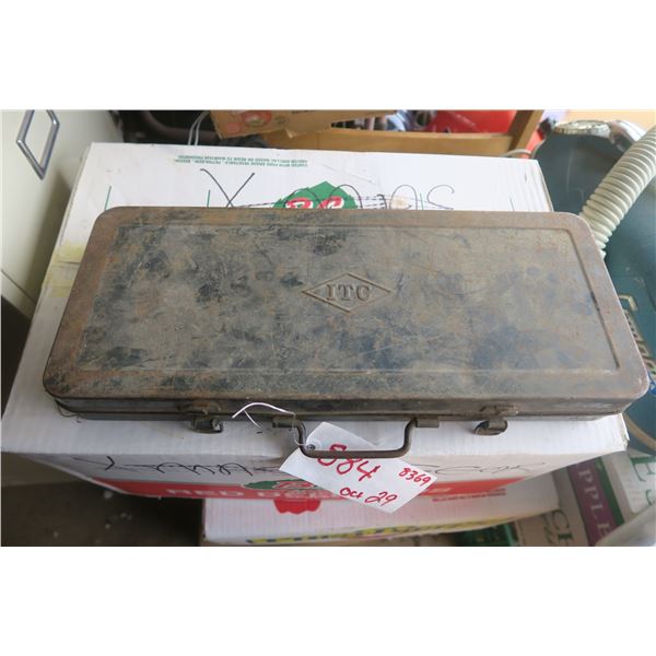 ITC case with varous sockets and items in side. ( even a 10mm socket!! )