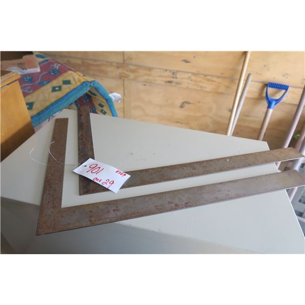 2 - 24" x 16" construction squares