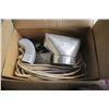 Image 1 : box of misc items, coper wire, ducting items, etc..