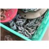 Image 2 : Crate with varous size chains, varous lenghts.
