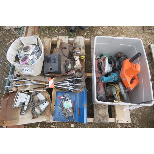 Assorted Power tools, Assorted hardware parts