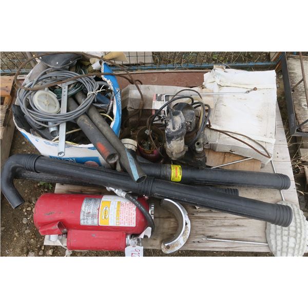Hose Attachments, sump pump, etc.