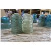 Image 4 : box of 11 vintage glass insulators