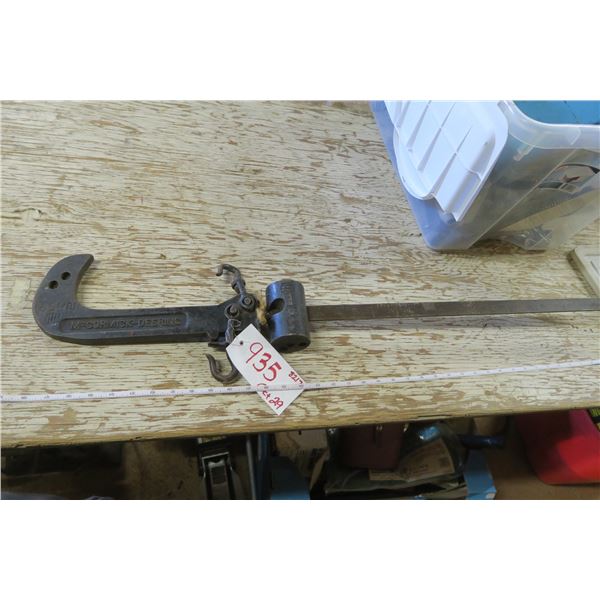 McCormick - deering scale weight