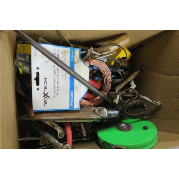 box of misc tools & acc. ( BIN not inculded)