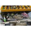 Image 2 : grey tackle box of misc screw & items