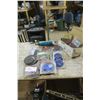 Image 1 : box of varous types of grinding disks & angle grinder