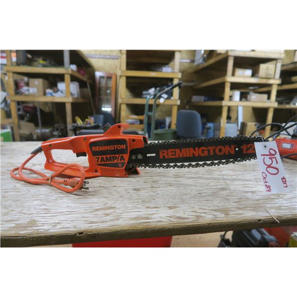 reminton 7 amp electric chain saw
