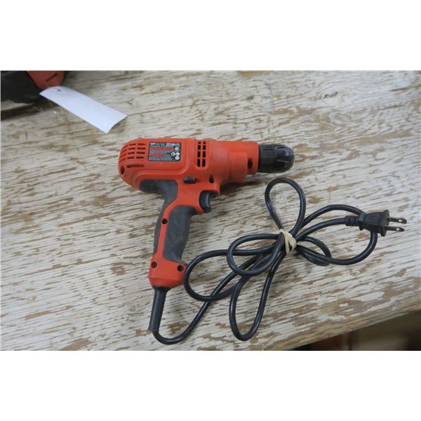 Black& decker 3/8" drill