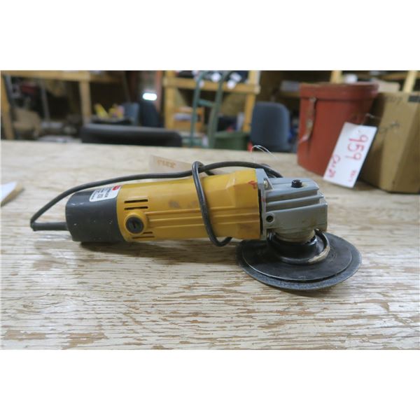 4 1/2" angle grinder, yellow