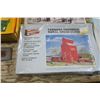 Image 12 : Box lot of model train set building kits, tracks and books