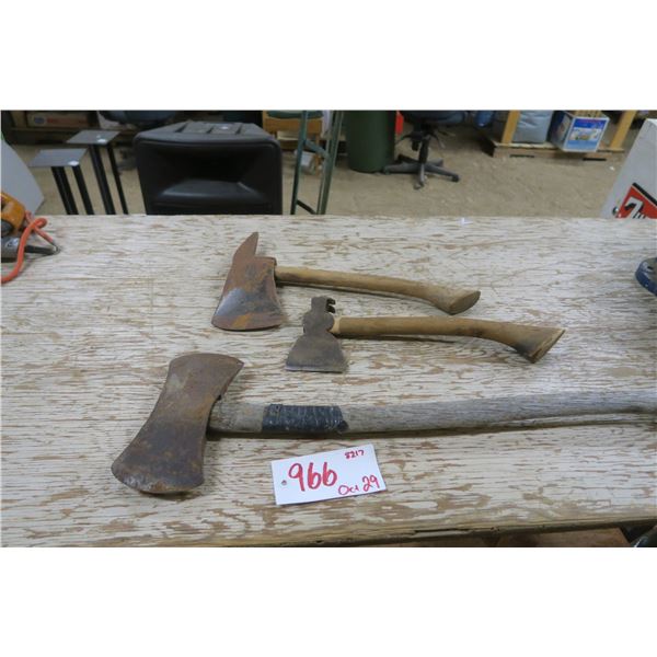 lot of 3 axe's varous styles