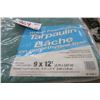 Image 2 : Tarp 9' x 12', and 2 metal pullys