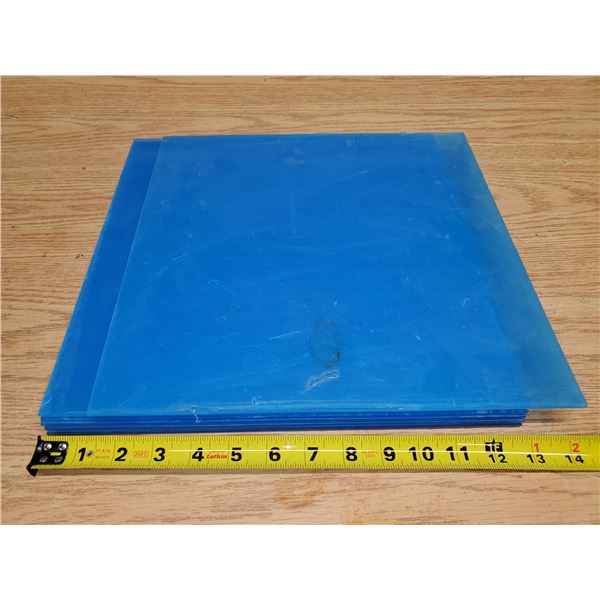 6 13x13" plexiglass squares