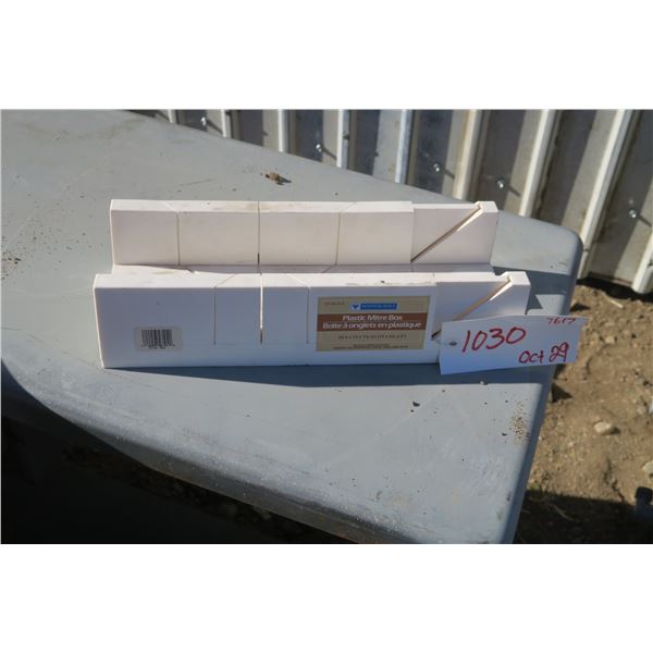 plastic miter box