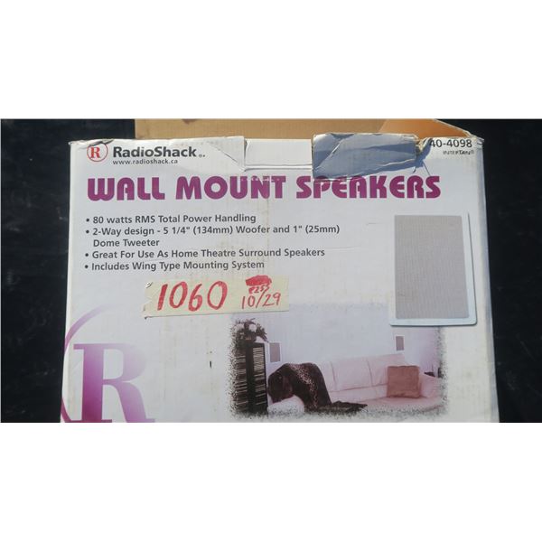 Radio Shack Wall Mount Speakers