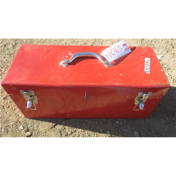 Red Tool Box, with assorted Tools