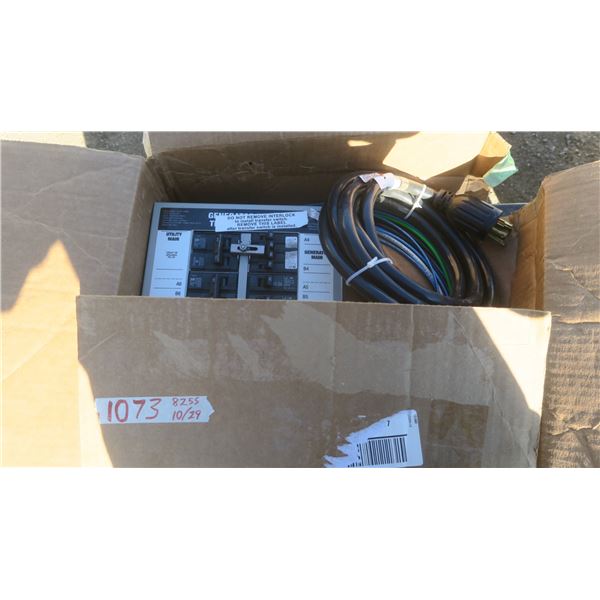 Generator safety transfer switch (Model 6294/6376/6408) Schmalz Auctions