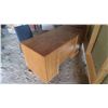 Image 6 : Brown59 3/4" x 26 3/4" x 30" Wooden computer desk & office chair (6 drawers)