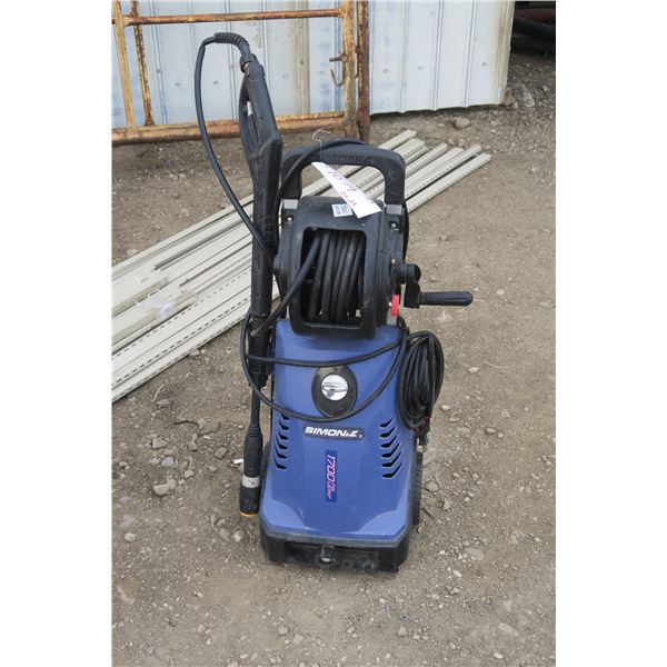 Simoniz 1700 psi pressurewasher
