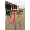 Image 1 : 6 ft red fiberglass folding ladder