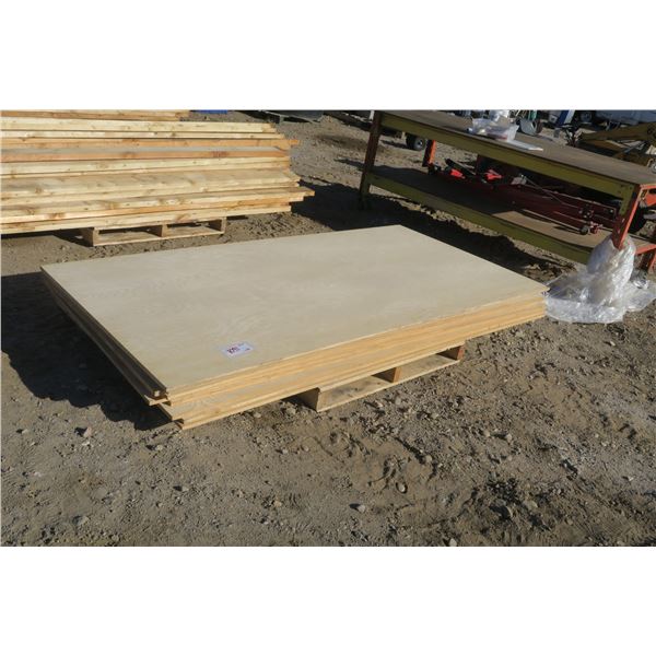 11 pc 4'x8' sheet of 3/4" Wood