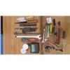 Image 1 : Assortment of Tools: wrenches, carpentry hand saw, drill bits, alen wrenches