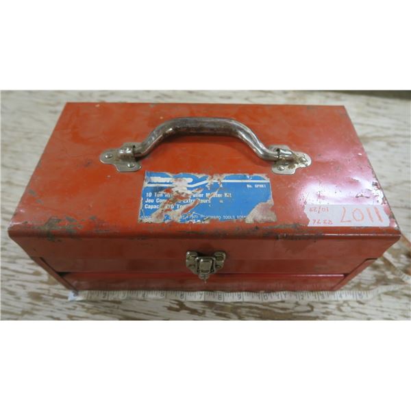 Red tool box & Bearing tools.
