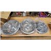 Image 1 : Assorted Chrome hubcaps - Like new 16"