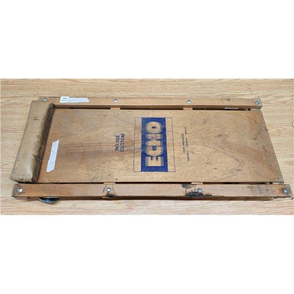 Vintage, "Echo" wooden mechanic creeper