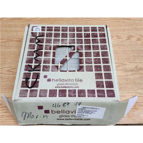 Box of Bellavita Tiles - Early mist, glass mosaics