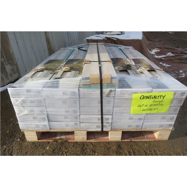 Vinyl Plank Centurity Greige 26cs @ 23.38 ft2 - cs, 607.88 ft2