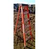 Image 1 : Folding Red Ladder 6 ft high