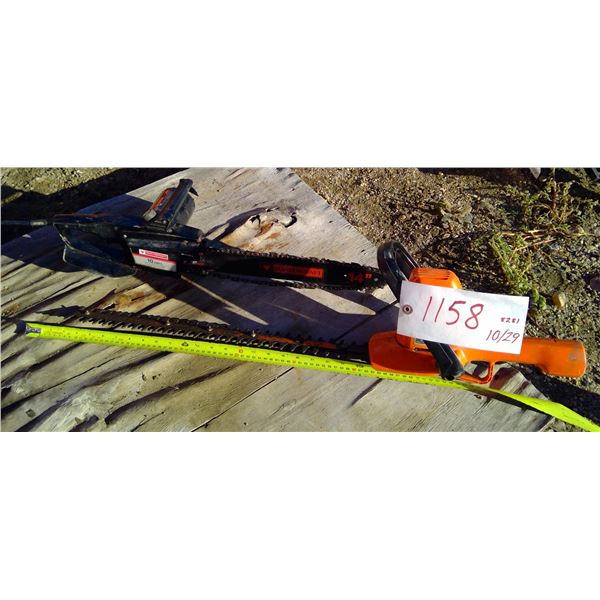 Chainsaw & hedge trimmer