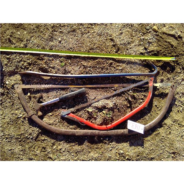 Saws, hammer, & crowbar