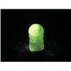 Image 1 : “Yellow Glowing” Glass Insulator – under Mineral Light