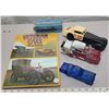 Image 1 : 5 – “Avon” Collectable Cars including 1955 Thunderbird – 1 with Contents + Old Car Book with Amazing