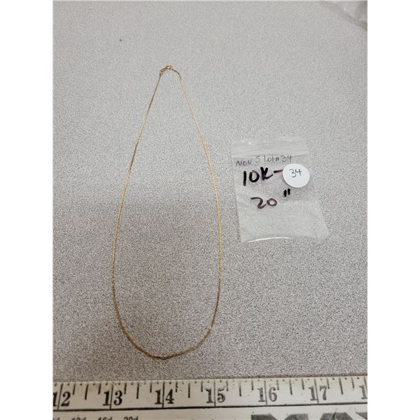 20 Inch 10K Gold Chain Schmalz Auctions 20-inch-10k-gold-chain-schmalz-auctions