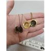 Image 3 : 2 Opening Lockets - 1 Gold Filled