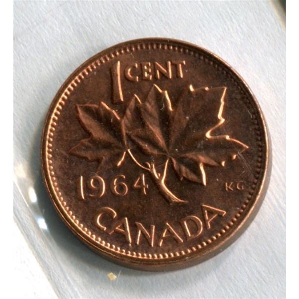 Crisp 1964 1 Cent Canada Value Background Nature Crisp 1964 1 Cent Canada Value Background Nature