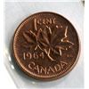 Image 1 : 1964 Canadian 1 cent "Extra Spine"