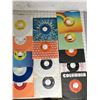 Image 3 : Lot of Vintage 45RPM Vinyl Records (Rod Stewart, Neil Diamond, George Harrison, etc) 25 CNT