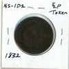 Image 2 : 1832 Nova Scotia, Half Penny Token