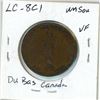 Image 2 : 1837 Du Bas Canada,  La Banque du Peuple, Un Sou,  Half Penny Token