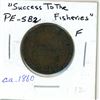 Image 2 : ca. 1860 P.E.I. Speed the Plough & Success to the Fisheries Token, F