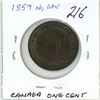 Image 1 : 1859 N9 DP 5, Canada Large Cent
