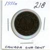 Image 1 : 1881H Canada Large Cent